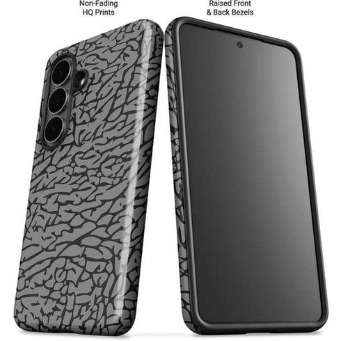 Elephant Print Grey Galaxy S26 Plus Impact Case