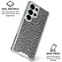 Elephant Print Grey Galaxy S26 Ultra Clear Case