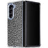 Elephant Print Grey Galaxy Z Fold5 5G Clear Case