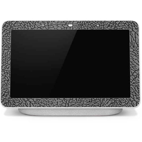 Elephant Print Grey Google Home Hub Skin