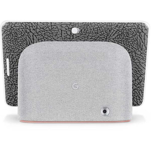 Elephant Print Grey Google Home Hub Skin