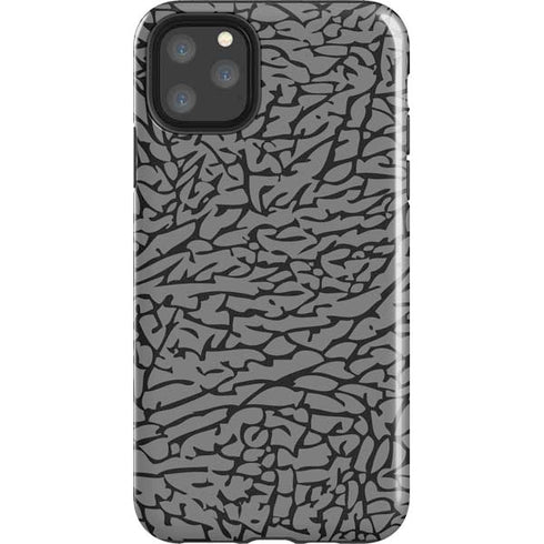 Elephant Print Grey iPhone Cases
