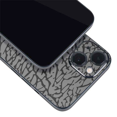 Elephant Print Grey iPhone Skins