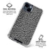 Elephant Print Grey iPhone 15 Clear Case