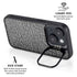 Elephant Print Grey iPhone 15 Kickstand Case