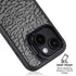 Elephant Print Grey iPhone 15 Kickstand Case