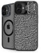 Elephant Print Grey iPhone 16 Kickstand Case