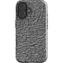 Elephant Print Grey iPhone 16 Plus Impact Case