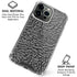 Elephant Print Grey iPhone 16 Pro Clear Case
