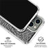Elephant Print Grey iPhone 16 Pro Max Clear Case