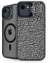 Elephant Print Grey iPhone 16e Kickstand Case