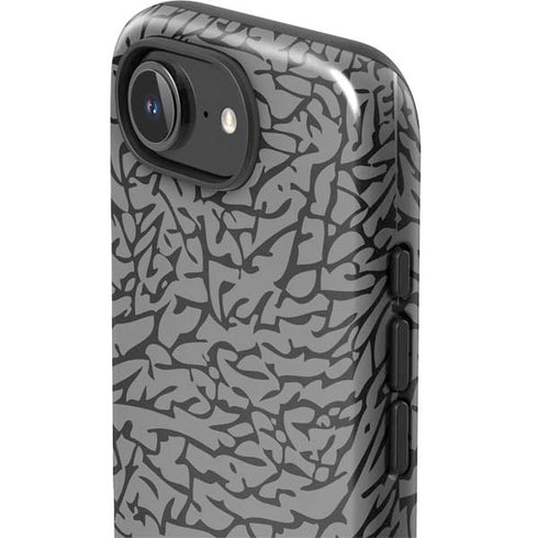 Elephant Print Grey iPhone 16e Impact Case