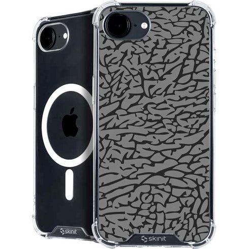 Elephant Print Grey iPhone 16e MagSafe Case