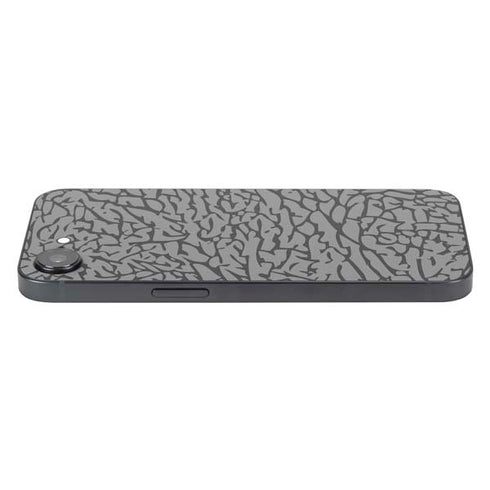 Elephant Print Grey iPhone 16e Skin