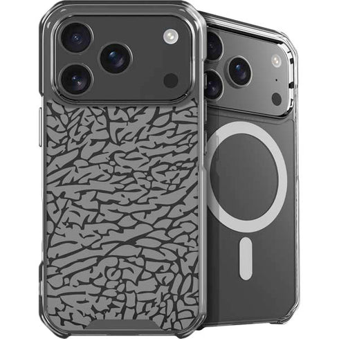 Elephant Print Grey iPhone 18 Pro MagSafe Case