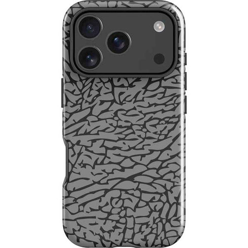 Elephant Print Grey iPhone 18 Pro Max Impact Case