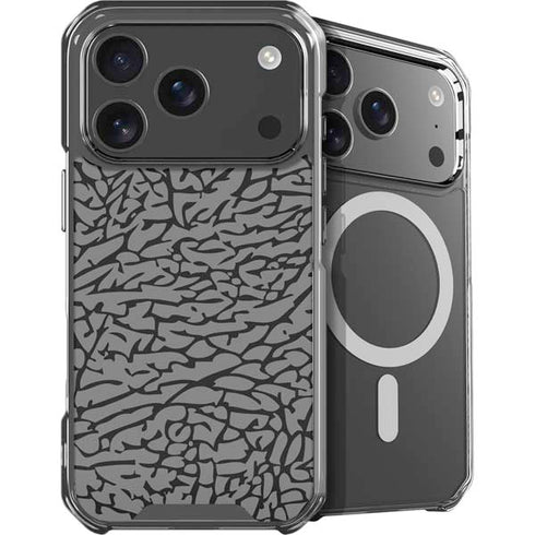 Elephant Print Grey iPhone 18 Pro Max MagSafe Case