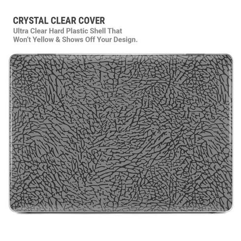 Elephant Print Grey MacBook Pro 14in (2021-24) Case plus Skin