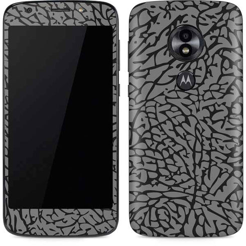 Elephant Print Grey Moto E5 Play Skin