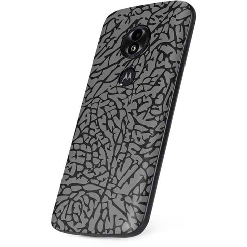 Elephant Print Grey Moto E5 Play Skin