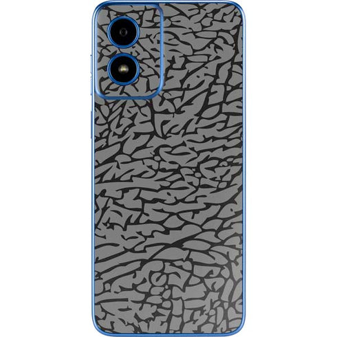 Elephant Print Grey Moto G Play 4G (2024) Skin