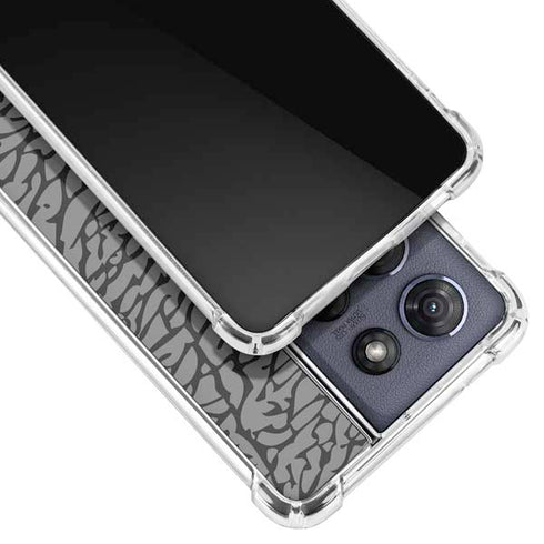 Elephant Print Grey Moto G Play 5G (2025) Clear Case