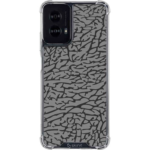 Elephant Print Grey Moto G Power 5G (2024) Clear Case