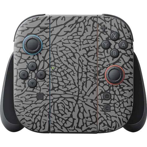 Elephant Print Grey Nintendo Skins