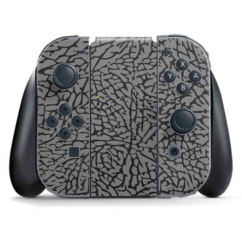 Elephant Print Grey Nintendo Skins