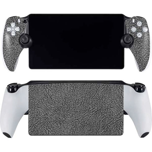 Elephant Print Grey PlayStation Portal Remote Player Skin