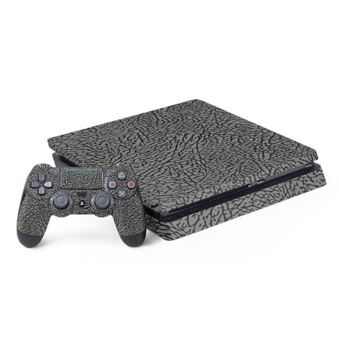 Elephant Print Grey PlayStation PS4 Skins