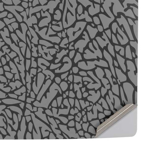 Elephant Print Grey PS5 Slim Digital Edition Console Skin