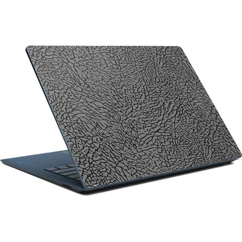 Elephant Print Grey Surface Laptop Skin