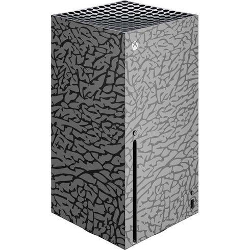 Elephant Print Grey Xbox Series X Skins