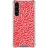 Elephant Print Red Galaxy S24 FE Clear Case