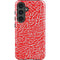 Elephant Print Red Galaxy S25 Impact Case
