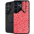 Elephant Print Red Galaxy S25 Plus Kickstand Case