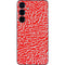 Elephant Print Red Galaxy S24 Plus Skin