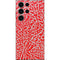 Elephant Print Red Galaxy S24 Ultra Skin