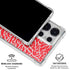 Elephant Print Red Galaxy S26 Ultra Clear Case