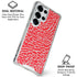 Elephant Print Red Galaxy S26 Ultra Clear Case
