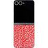 Elephant Print Red Galaxy Z Flip6 Skin