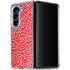 Elephant Print Red Galaxy Z Fold5 5G Clear Case