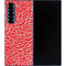 Elephant Print Red Galaxy Z Fold6 Skin