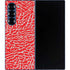 Elephant Print Red Galaxy Z Fold6 Skin