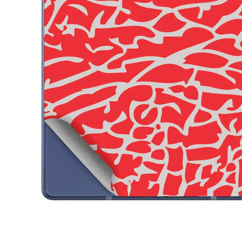 Elephant Print Red Galaxy Z Fold6 Skin