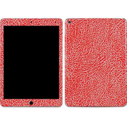 Elephant Print Red iPad Skins