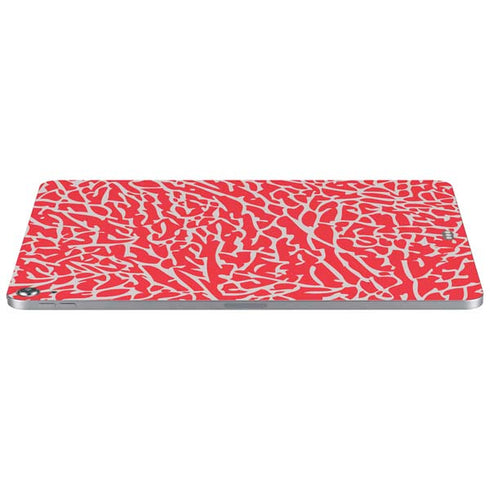 Elephant Print Red Apple iPad Air Skin