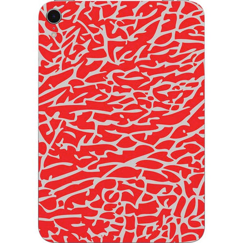 Elephant Print Red Apple iPad Mini Skin