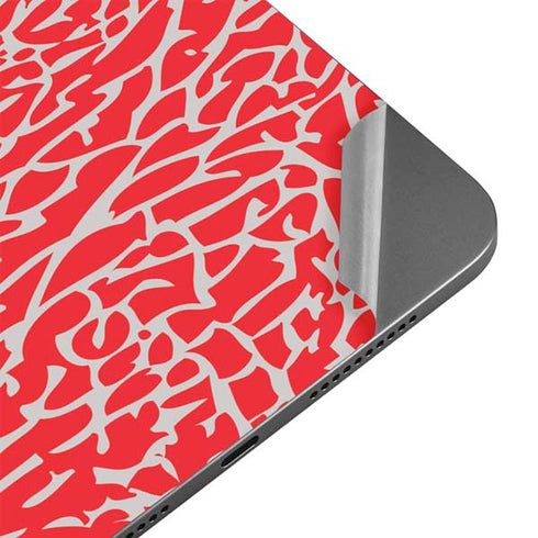 Elephant Print Red Apple iPad Mini Skin